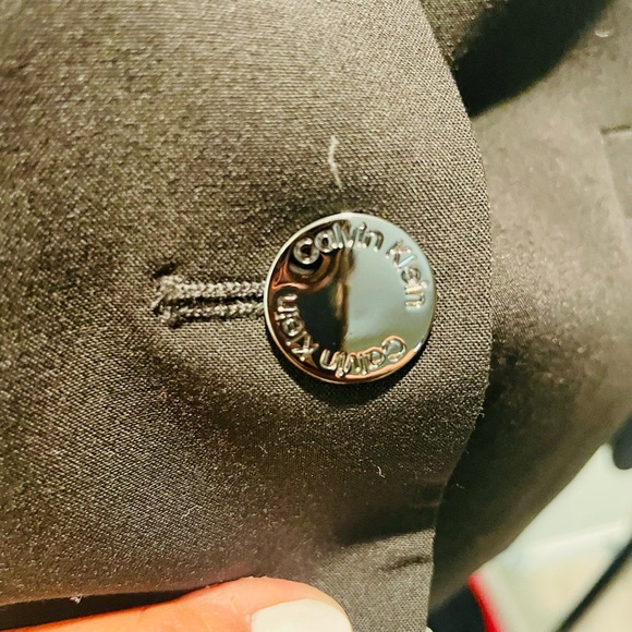 Calvin Klein Women's Two Button Lux Blazer size 16 made in Vietnam - Picture 4 of 8